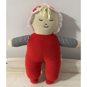 INTERNATIONAL FRIENDS FANNY'S PLAY HOUSE BABY DOLL STUFFED ANIMAL PLUSH TOY RED